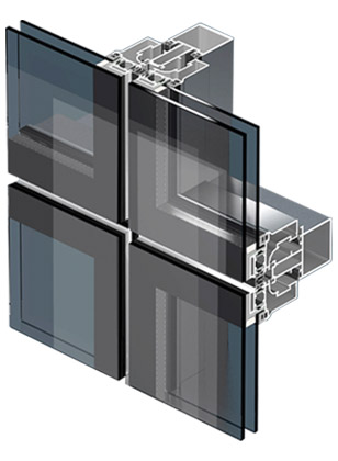 Структурное остекление фасадов